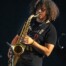 NappySax playing saxophone