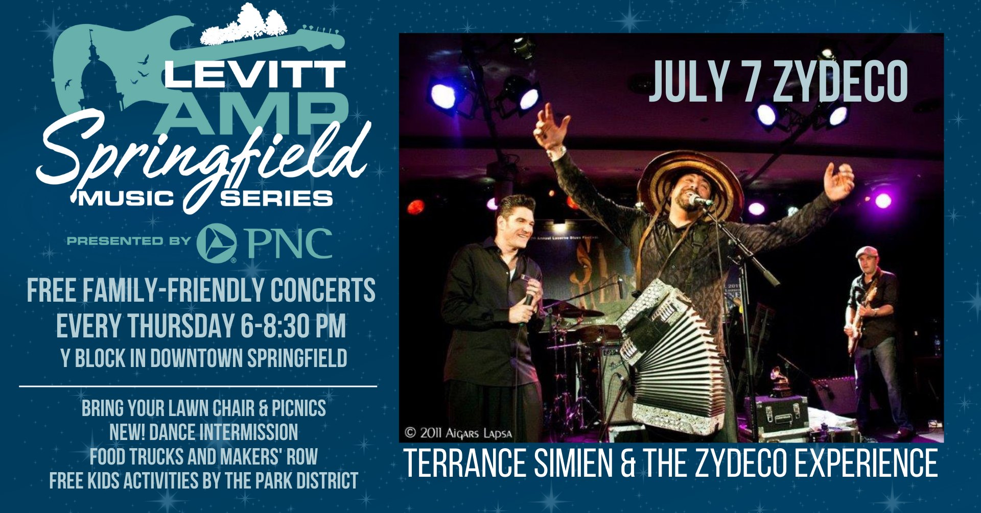 July 7 Zydeco Terrance Simien & the Zydeco Experience