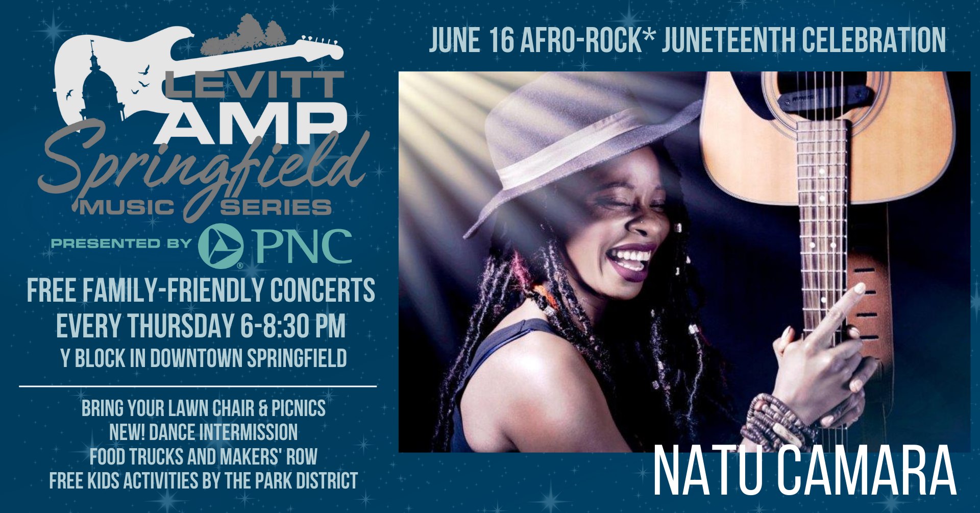 June 16 Afro-Rock Juneteenth Celebration Natu Camara