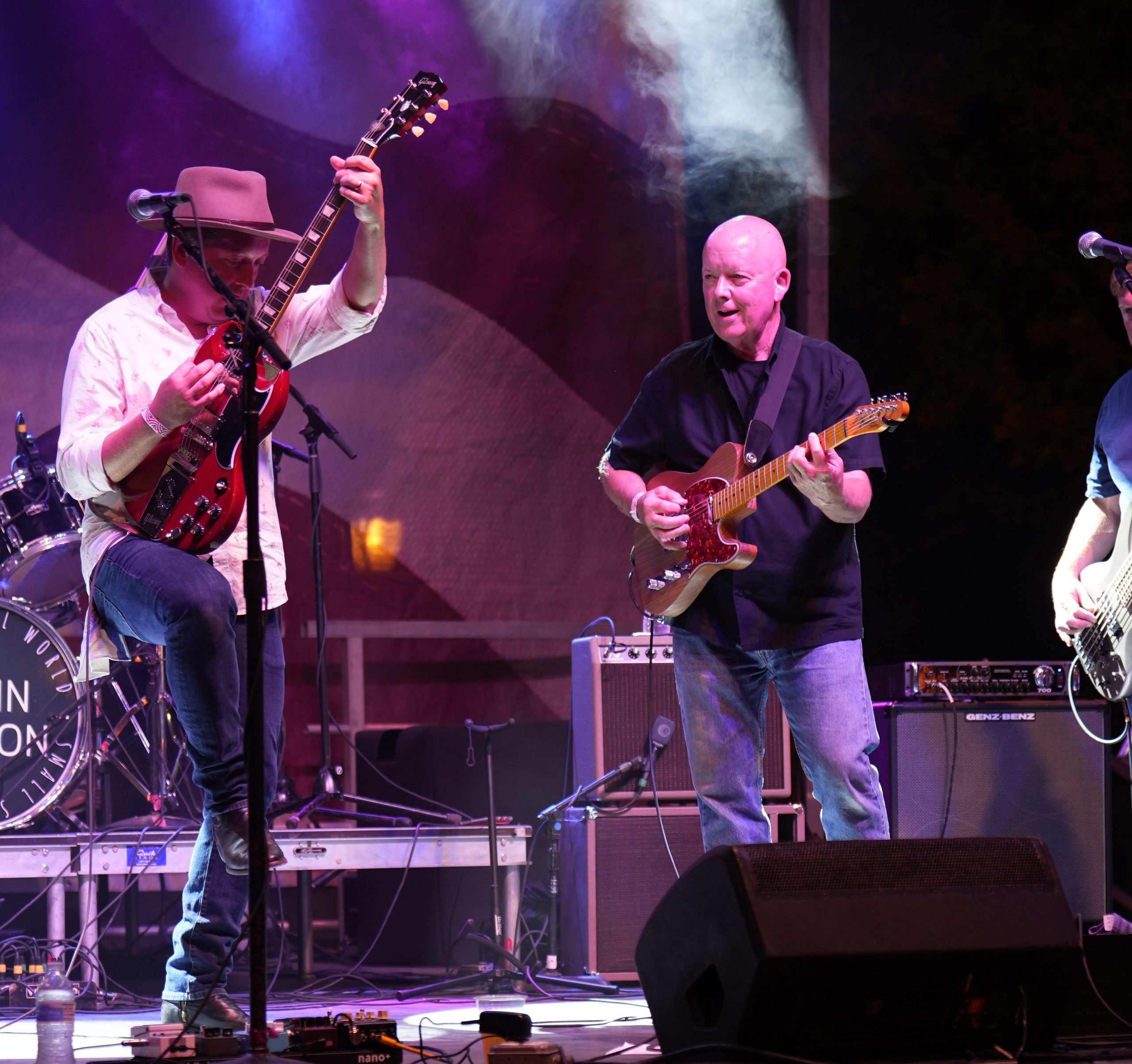 Band performing on stage