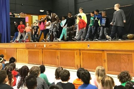 Black Hawk Elementary School learned African Drums and Dance